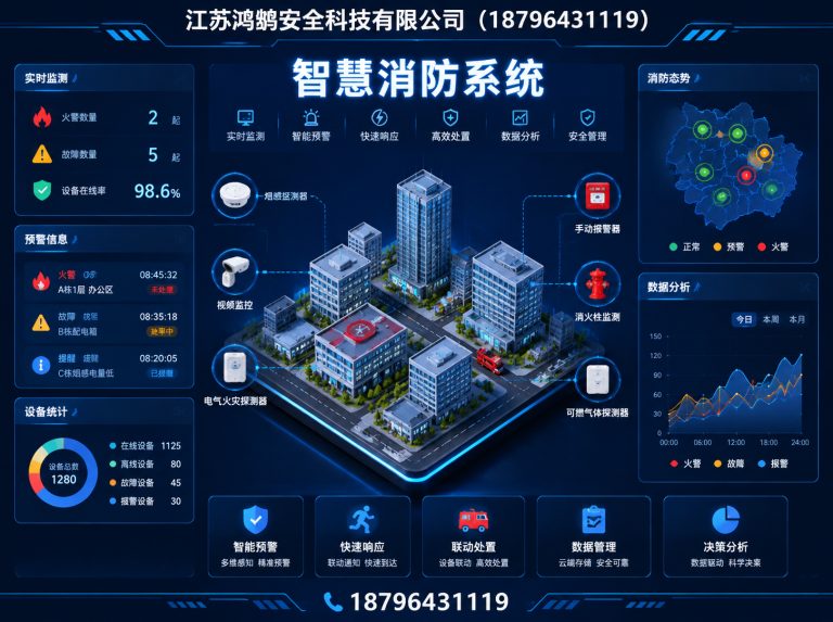 黄南智慧消防系统展示图
